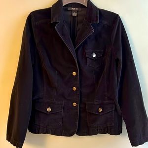Style & Co Black Jacket Size Small